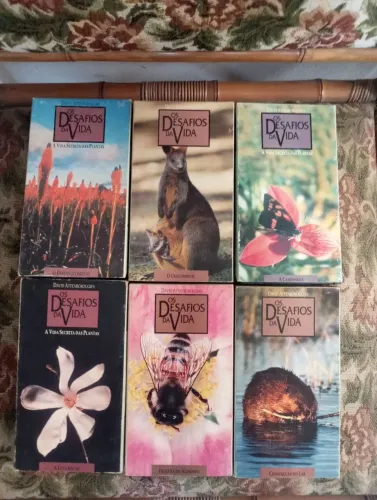 Coleção de vhs revista abril funcionando perfeitamente