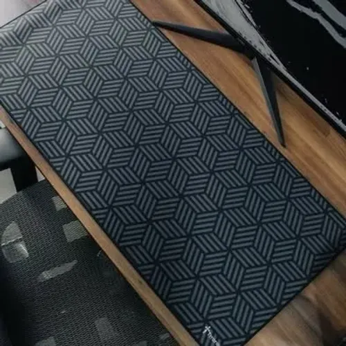 Mouse Pad Extra Grande Titorion 90x40 cm - Estampa Hexagonal Geométrica