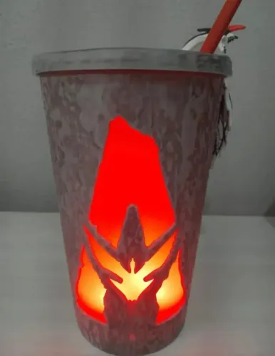 Copo Oficial Cinemark Avatar Fogo E Cinzas Vermelho