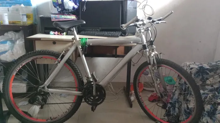 Bike Alumínio Achatado Top De Linha