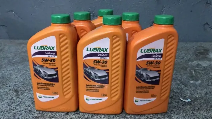 Kit 6 Oleo Lubrax Valora Plus 5w30 Lubrificante Sintetico