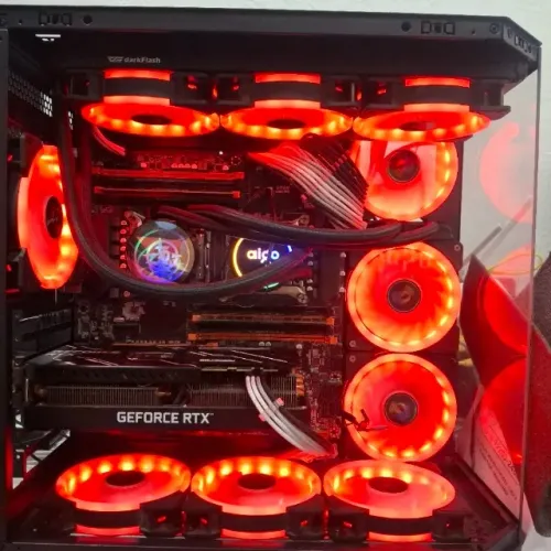 Placa de Vídeo RTX 3070 Galax 8GB GDDR6 - Impecável na Caixa