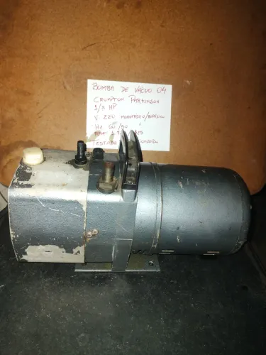 Bomba de vácuo 1/3 de Hp, 110v