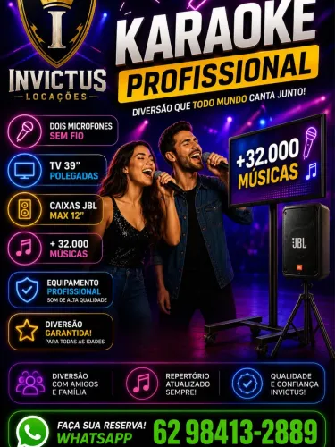 Locação / Aluguel Karaokê Profissional