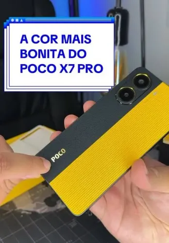 Poco X7 Pro 5G 512/12GB Amarelo Global Novo Lacrado Loja Fisica Atacado e Varejo