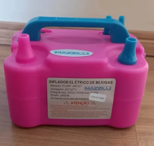 Inflador Compressor Elétrico Bomba Encher Balões Bexiga Rápido Prático Para Festas 110v
