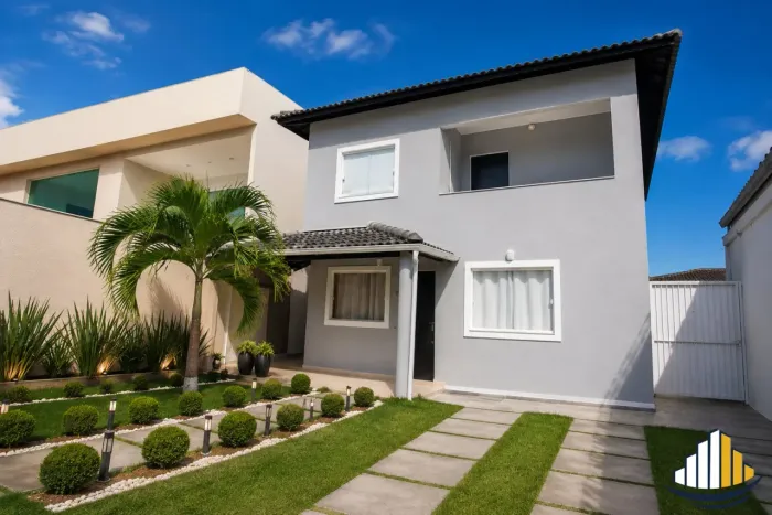 Casa Duplex de 4 Quartos com Suíte e Energia Solar - Residencial Solaris - Caji - Quintal