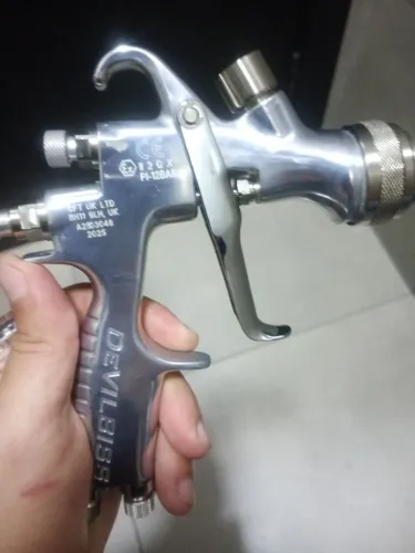 Pistola de pintura devilbiss HVLP profissional 1.8 mm