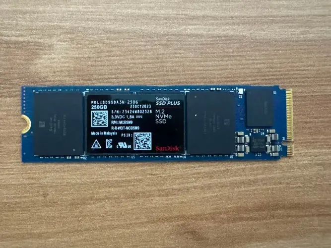 Ssd M2 Nvme SanDisk 250GB