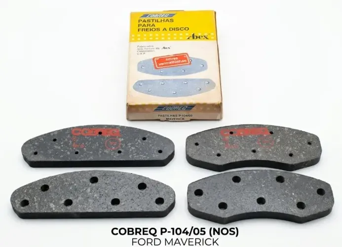 Pastilha Freio Antiga Cobreq P-104/05 Ford Maverick