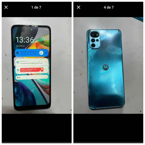 Samsung M13 128  e moto G22 128 gigas 