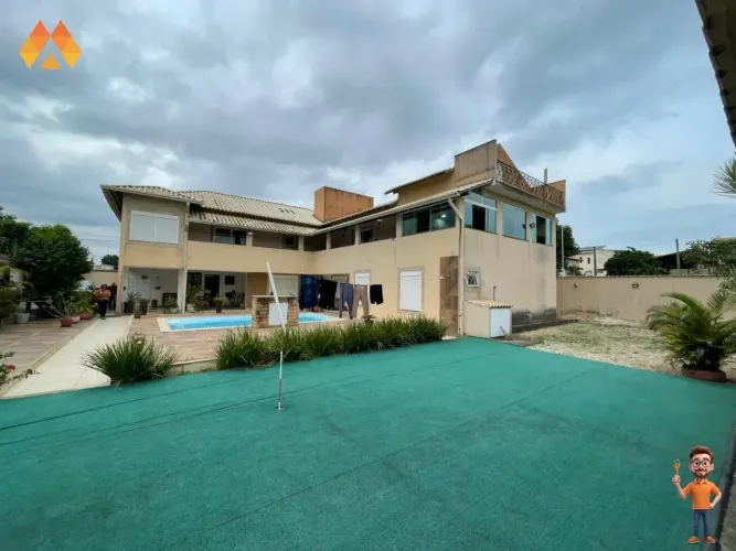 TERRA FIRME (Rio das Ostras) - AMPLA CASA DUPLEX À VENDA c/ 550m² construídos!!!
