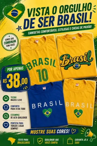 T shirt do Brasil