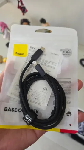 Cabo reforçado ISB Tipo C x Lightning de 1m Baseus *Novo- iPhone 13 Pro Max 14 Plis 12 11