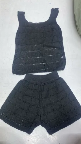 Short Saída De Praia Feminino Shortinho Crochê Trico Verão
