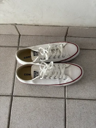 All Star Couro 37 branco 
