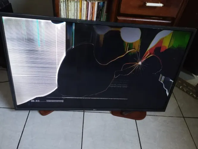 Tv LG retirada de peças