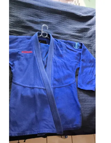 Kimono Adulto Jiu-jitsu Koral Flow Azul - Usado