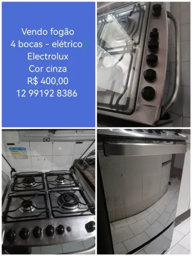 Fogão 4 bocas Electrolux