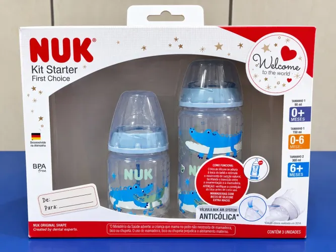 Kit 2 mamadeiras Nuk 150ml/300ml