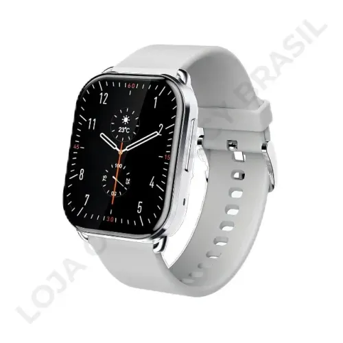 Relógio Smartwatch Qcy Watch Gs S6 Bluetooth Ipx8 Cor Cinza