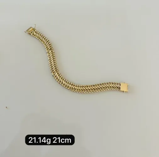 Pulseira de ouro 18k