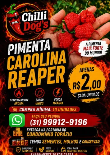 Pimenta Carolina Reaper