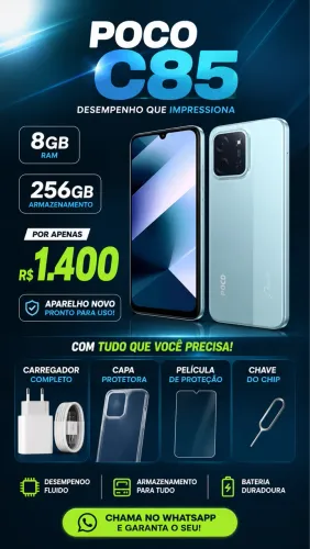 POCO C85 8GB RAM | 256GB | Excelente Estado