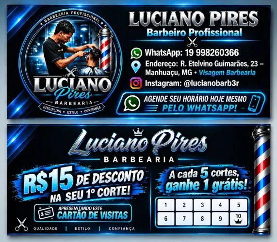 Barbearia Luciano Pires | Corte Masculino em Manhuaçu