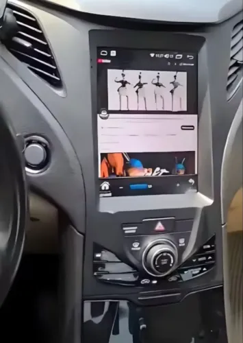 Central multimídia Hyundai Azera , padrão tesla 