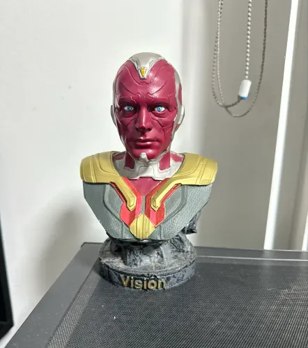 Estátua Busto Vision Visão: Vingadores Guerra Infinita Marvel - CD