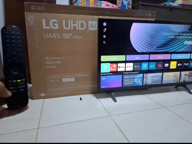 LINDA SMAT LG 50 4K BORDA INFINITA 
