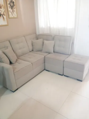 Sofá de canto 5 lugares 