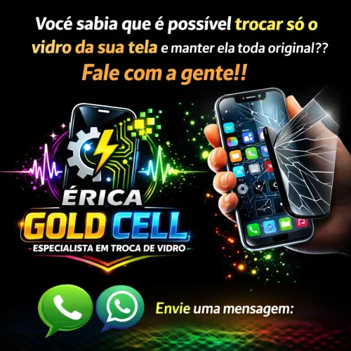Troque o vidro - mantendo Display original.