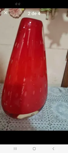 Lindo jarro de murano.
