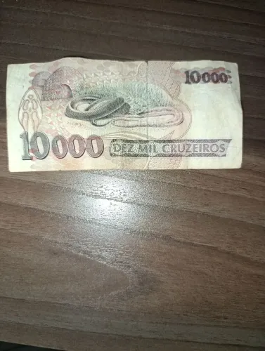 Notas dinheiro antigo