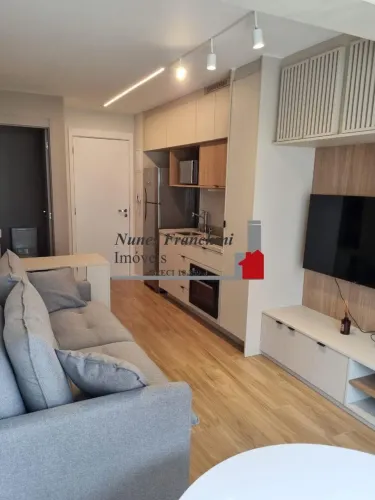 Aluguel de Studio Moderno em Condomínio Exclusivo em Perdizes, São Paulo-SP: 1 quarto, 1 s