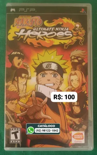 Naruto Ultimate Ninja Heroes = R$: 100