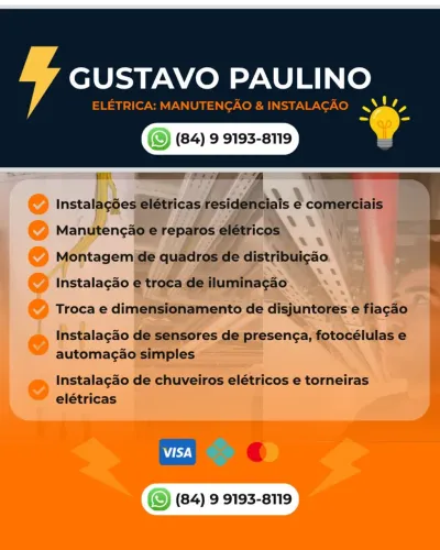 Eletricista Residencial e Predial - Instalação e Manutenção | Natal, RN