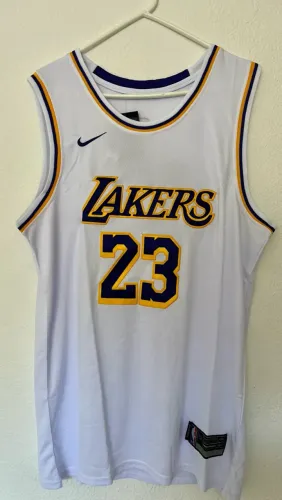 Regata NBA Los Angeles Lakers LeBron James nº 23 - Branca