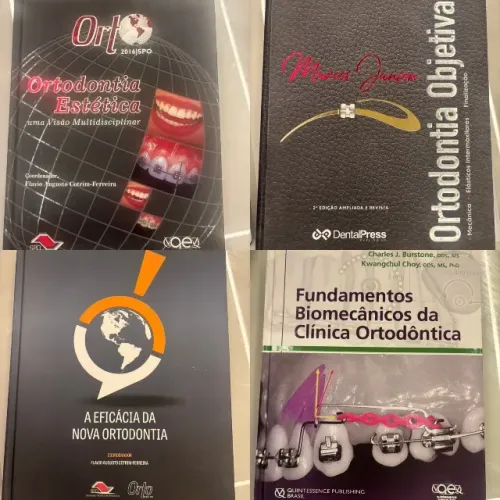 pacote de livros de ortodontia - odontologia 4 livros