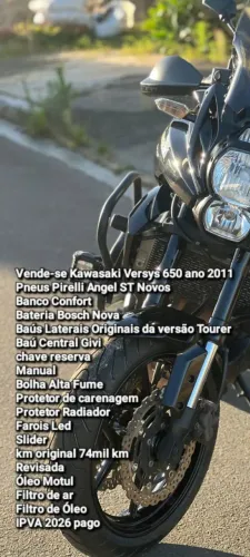 Vendo Versys 650 impecável 