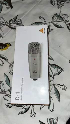 C-1 Behringer Condensador (NOVO) Cor PRATA