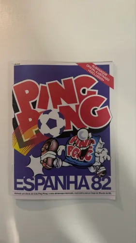 Álbum Ping Pong Copa do Mundo Espanha 1982 - COMPLETO - ESCALA