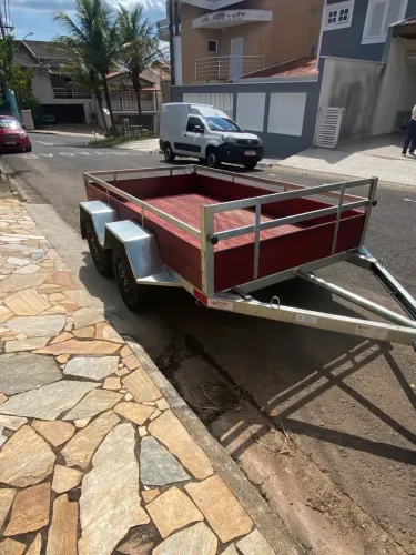 CARRETINHA REBOQUE TRUCADA 2 EIXOS