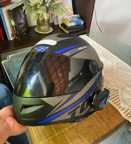 Capacete Pro Tork (Semi-Novo) + Fone de capacete