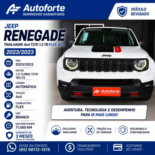 Jeep Renegade Trailhawk T270 1.3 TB Flex Aut. 2023
