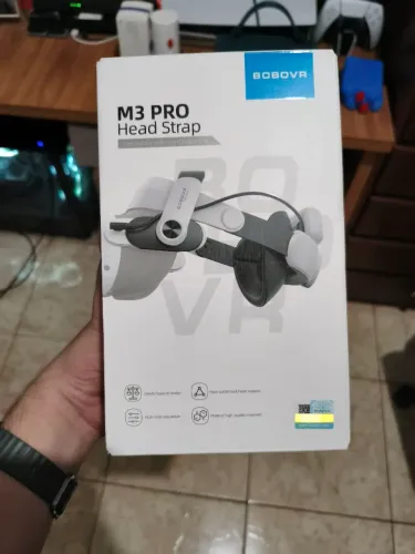 BoboVR M3 Pro Strap com bateria de 5200mah mais conforto e duração. (Leia a descrição)