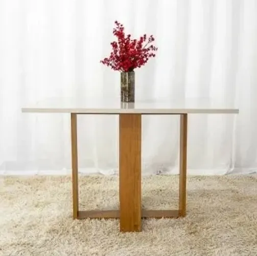 Mesa de Jantar Magic 120 Mel/Blonde Entrega Rápida