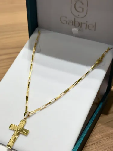 Cordão de ouro Cartier c/ pingente 11.23g ( LOJA FÍSICA)